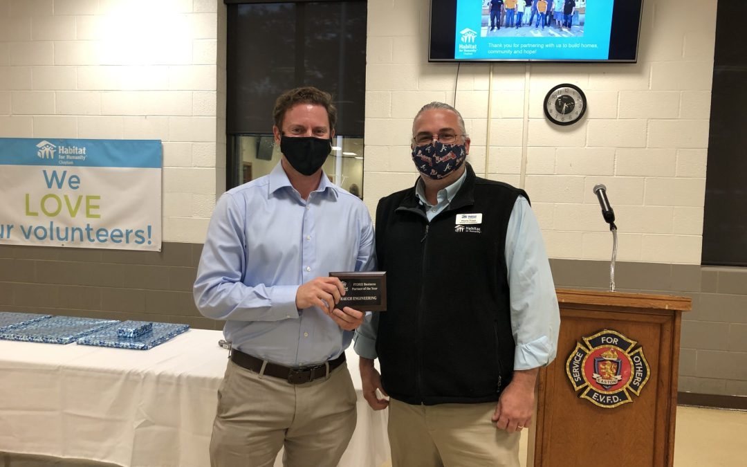 RAUCH inc. Named Business Partner of the Year by Habitat for Humanity Choptank